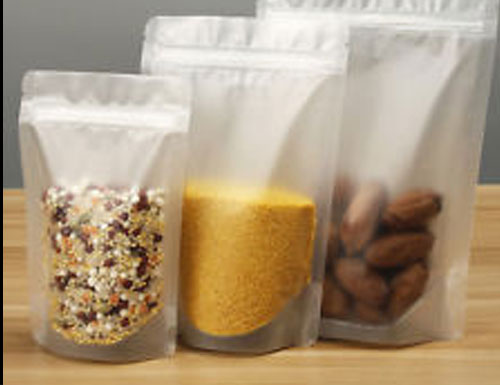 plastic storage pouches